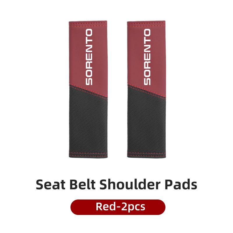 Car Interior Accessories Auto Seat Belt Cover Shoulder Pad For KIA Forte Stonic Sorento Spectra Cadenza Sephia Carens hbsp50