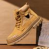 2025 новые мужские ботинки Мартин большого размера высокого качества, осенние новые уличные повседневные ботинки на платформе с высоким верхом в стиле милитари