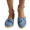 Women'S Sandals Summer 2024 Women'S Wedge Casual Sandals Butterfly Pearl Fashion Casual Shoes Sandals Women Dressy Summer