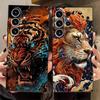 Черный Мягкий Чехол для Телефона для Samsung Galaxy S21 S23 FE S22 S25+ S25 Ultra S23+ S24+ S24 Plus S20 Note 20 10 Крутой Лев