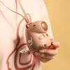 1-10 шт. Капибара Наручный вентилятор Портативный USB-перезаряжаемый Мультяшный мини-вентилятор Ручной для охлаждения на открытом воздухе Путешествия Летний подарок