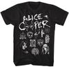 Alice Cooper Alice Cooper Collage Black Unisex T-shirt