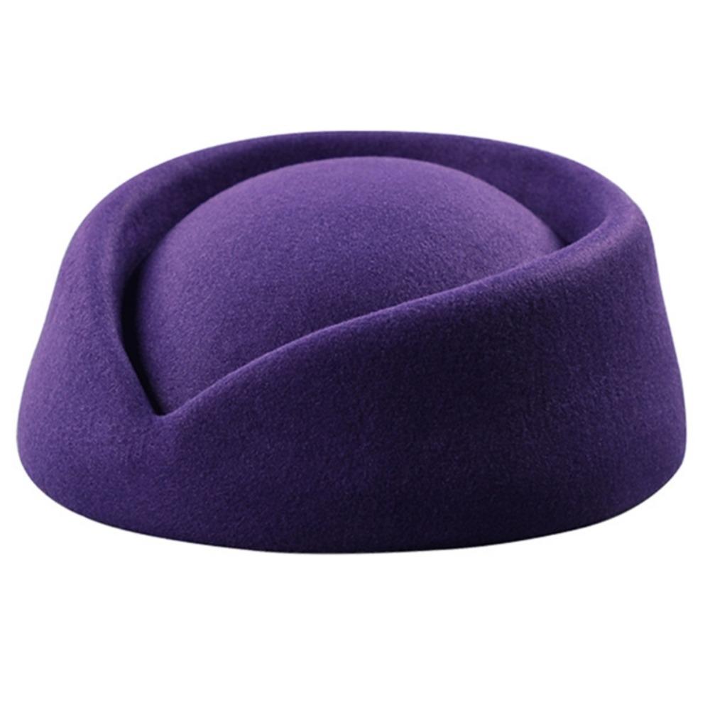 Vintage Looking Flight Attendant Hat Pillbox Hat Uniform Stewardess Hat  Performances