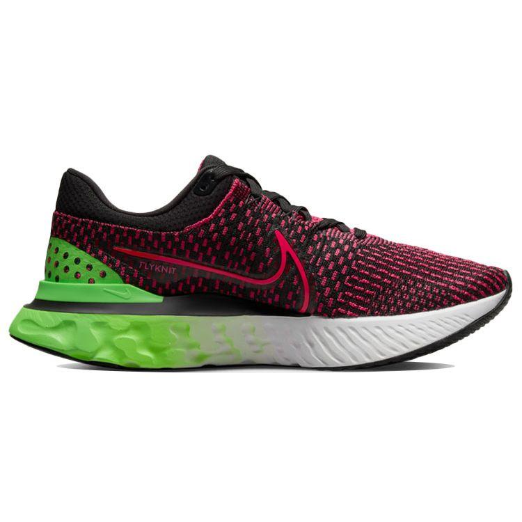 Nike Мужские кроссовки React Infinity Run Flyknit 3 Siren Red Green Strike Black Team-Red DH5392-003