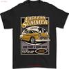 Endless Summer American Muscle Car Surfing Unisexs T Shirt 100 Cotton Vintage Top For Everyday Wear Homme Casual Graphic