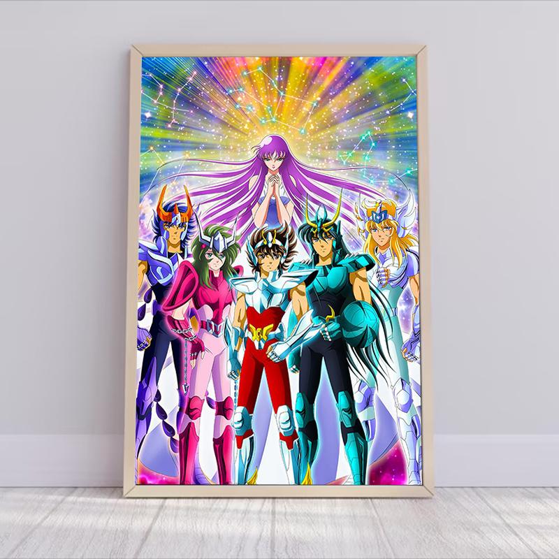 Saint Seiya Anime Poster Home Decoration Posters for Wall Decoration Painting on Canvas Decorative Paintings Room Decor Art the