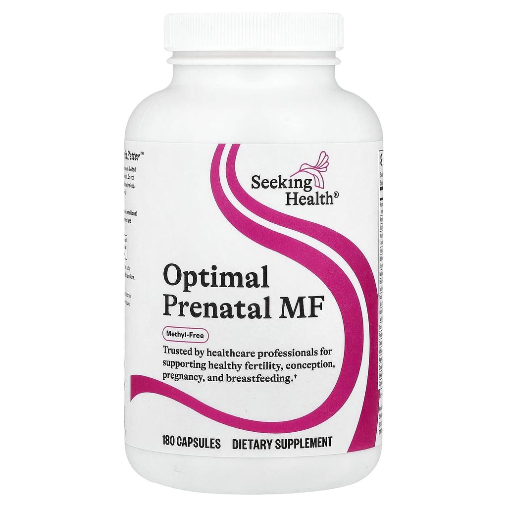 Optimal Prenatal Mf, Veggie Capsules 180