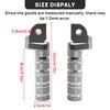 Подножка для мотоцикла, передняя педаль, нескользящая, серебристого цвета, подножка Совместимые модели Honda