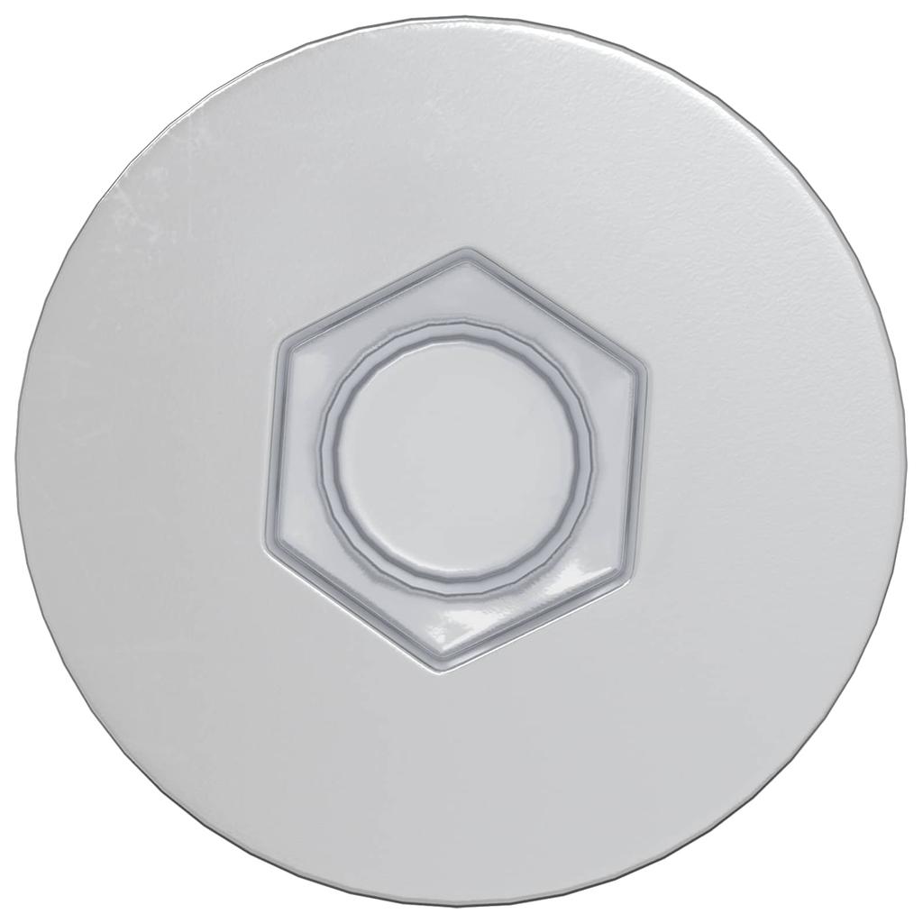 Confirmat Screws 12 pcs Silver Ø7 x 50 mm Metal