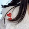 DIY Love Lapel Pin Mini Red Heart Badge Pin Romantic Heart Brooch  Women Men