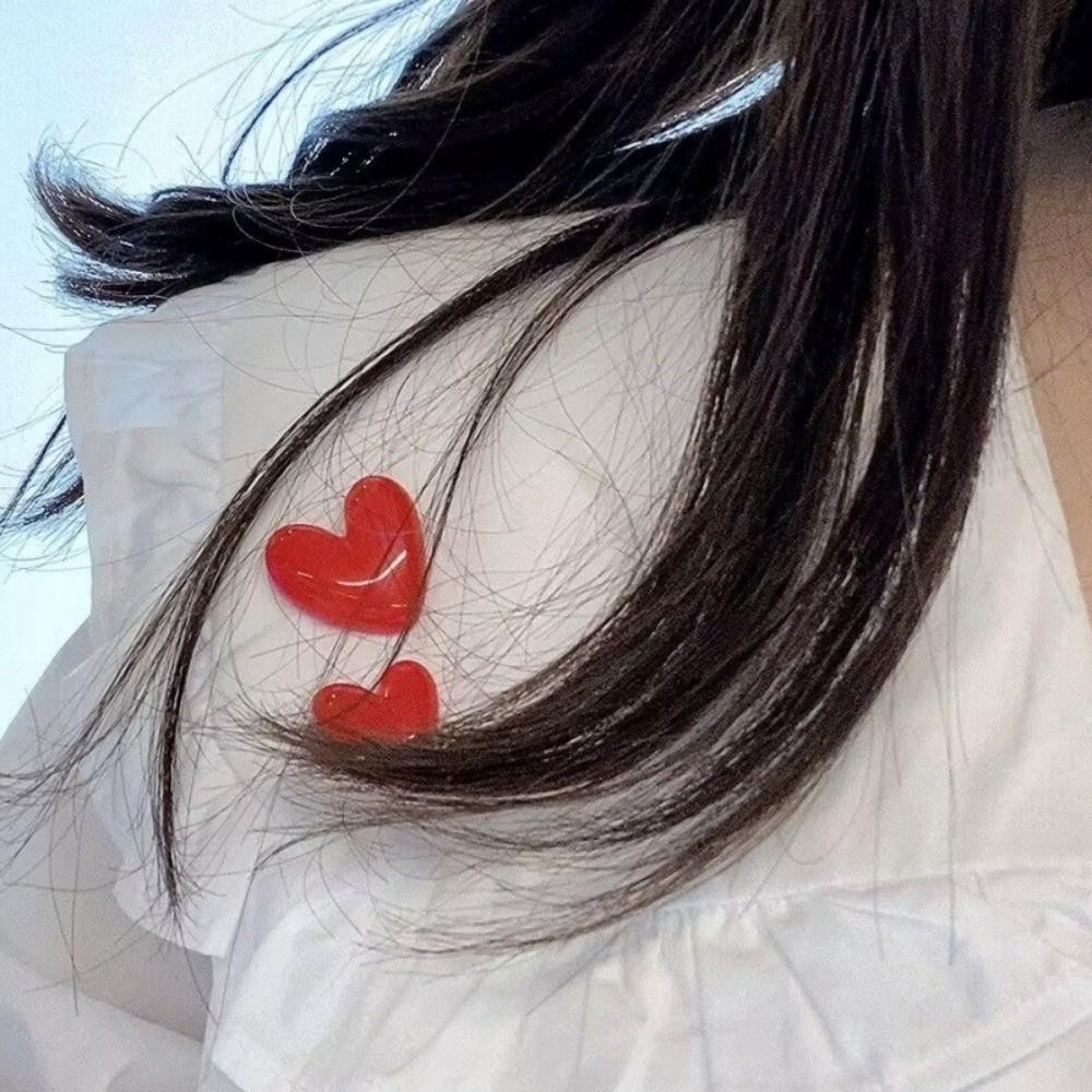 DIY Love Lapel Pin Mini Red Heart Badge Pin Romantic Heart Brooch Women Men