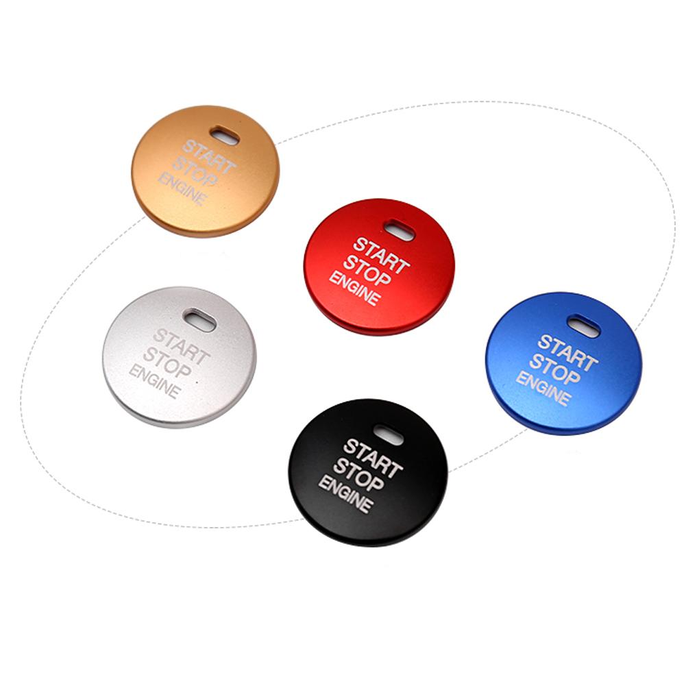 Car Engine Start Stop Button Cap Sticker Auto Accessories Engine Start Stop Push Button Cap for Mazda 3 Axela CX-3 CX-4 CX-5