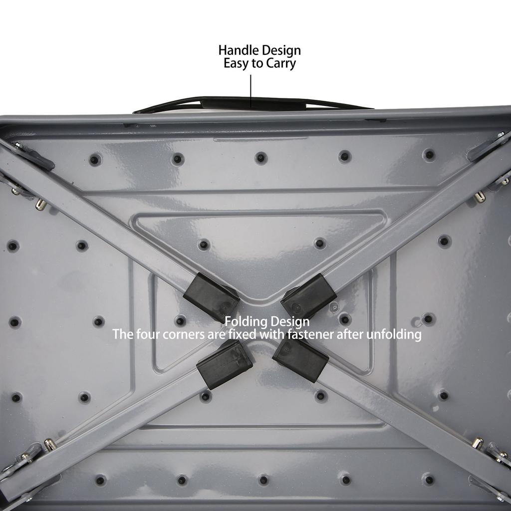 Folding Step Stool Lightweight Heavy Duty Sturdy Alloy Thick Rubber Feet Handle 1 Step Ladder Stool for Kids Adults