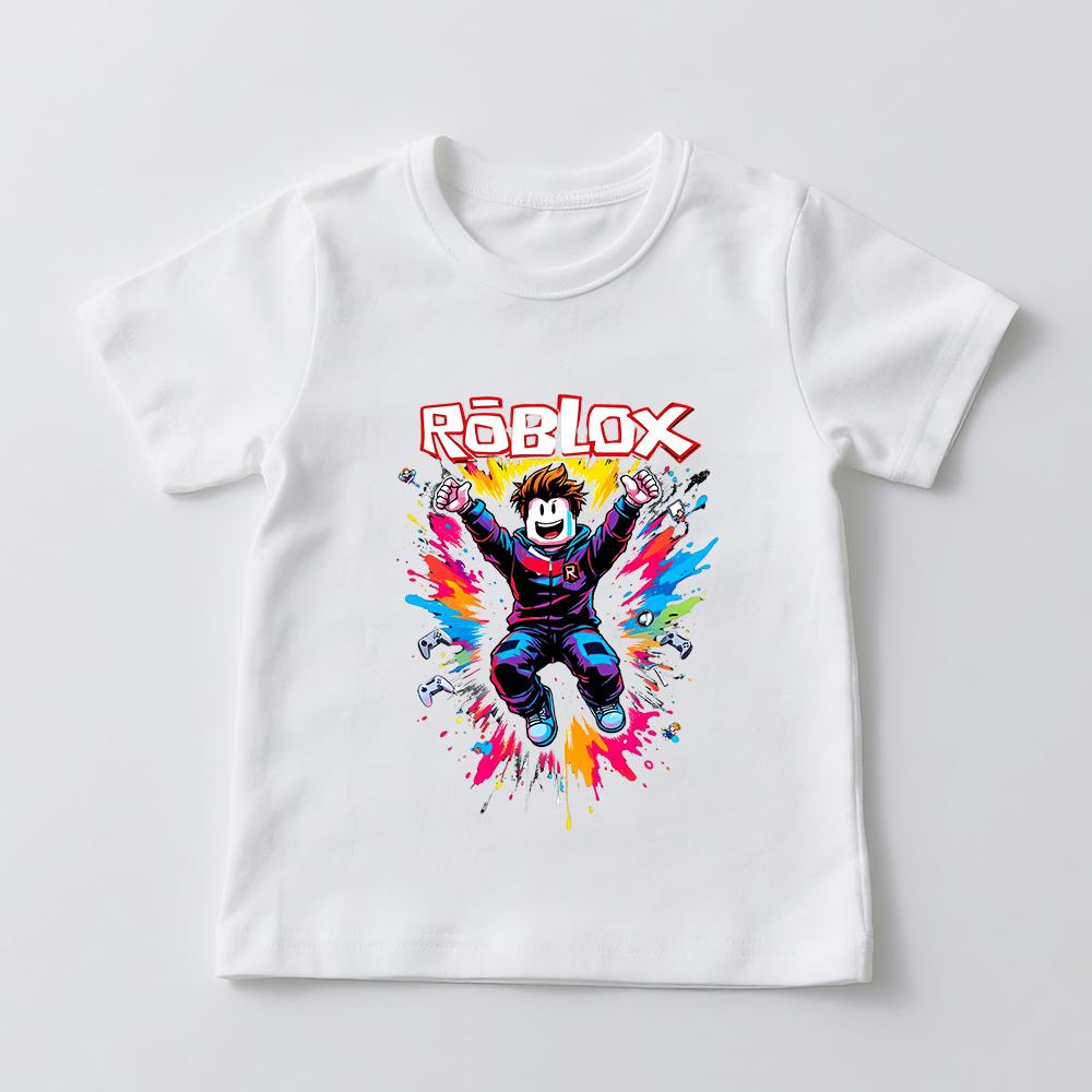 Fashion Cartoon Game Graphic Kids T Shirt Boys Girls Short Sleeve T-shirt Children Casual Summer Tees Top