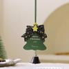 Christmas Tree Ornament Hanging Decorations With Card Bell Holiday Home Car Party Gift
