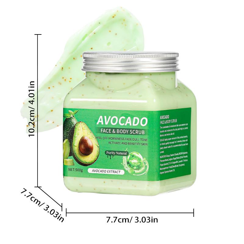 Скраб для тела Exfoliator 500 г Глубоко очищающий кофейный скраб Большая бутылка Удаление мурашек