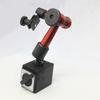 Dial Indicator Holder Magnetic Metal Base Stand Universal Flexible Adjustable Tool with Yellow Gauge BFB26WCM‑1