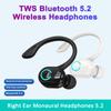 Wireless Headphones Bluetooth 5.2 Earphones With Mic Single In Ear Sports Waterproof TWS Earbuds Handsfree Headset