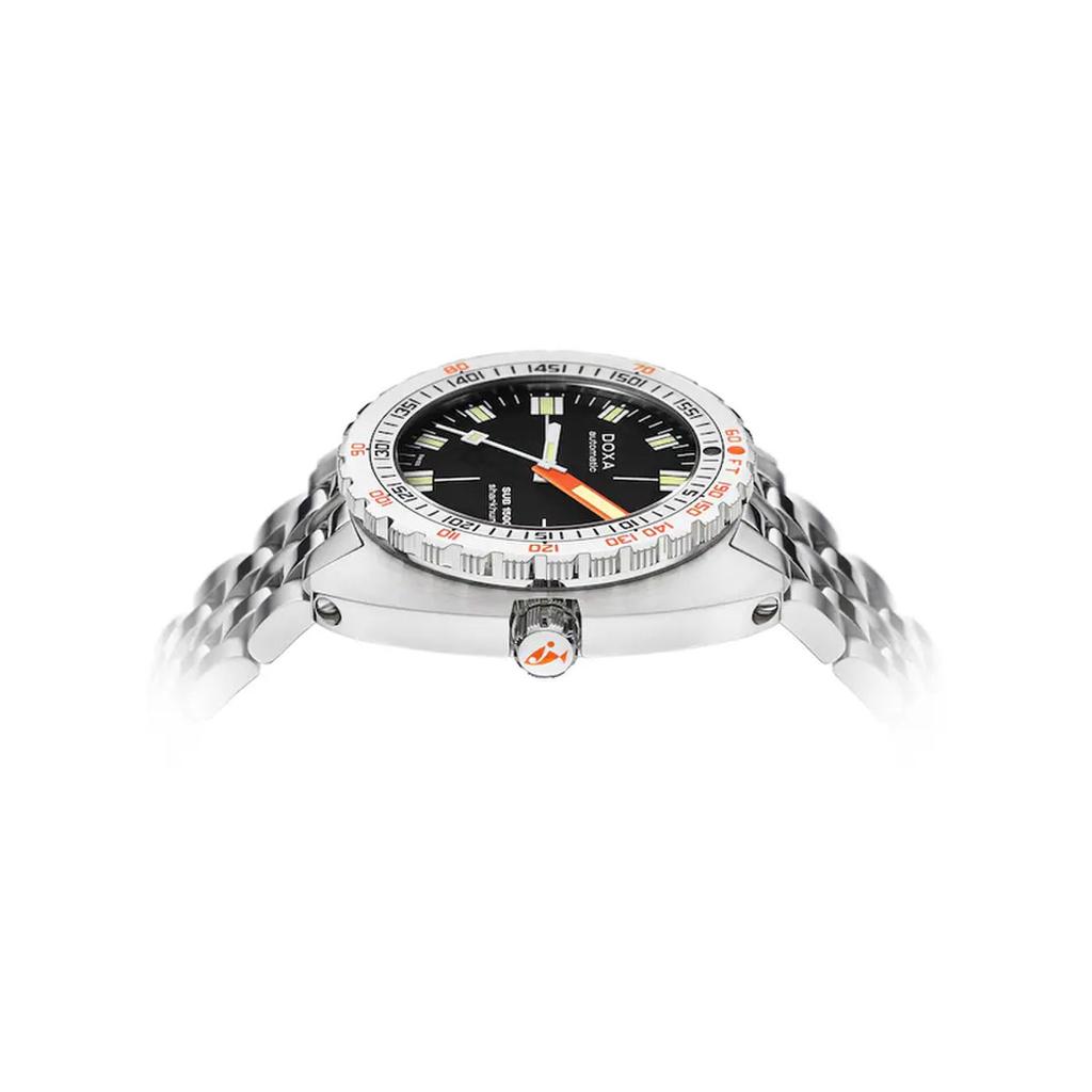 [DOXA] SUB 1500T Sharkhunter 45mm Black Dial Stainless Steel Automatic Diver's Watch (883.10.101.10)