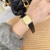 Belt Gold Women'S Watch Square Large Dial French Elegant And Simple