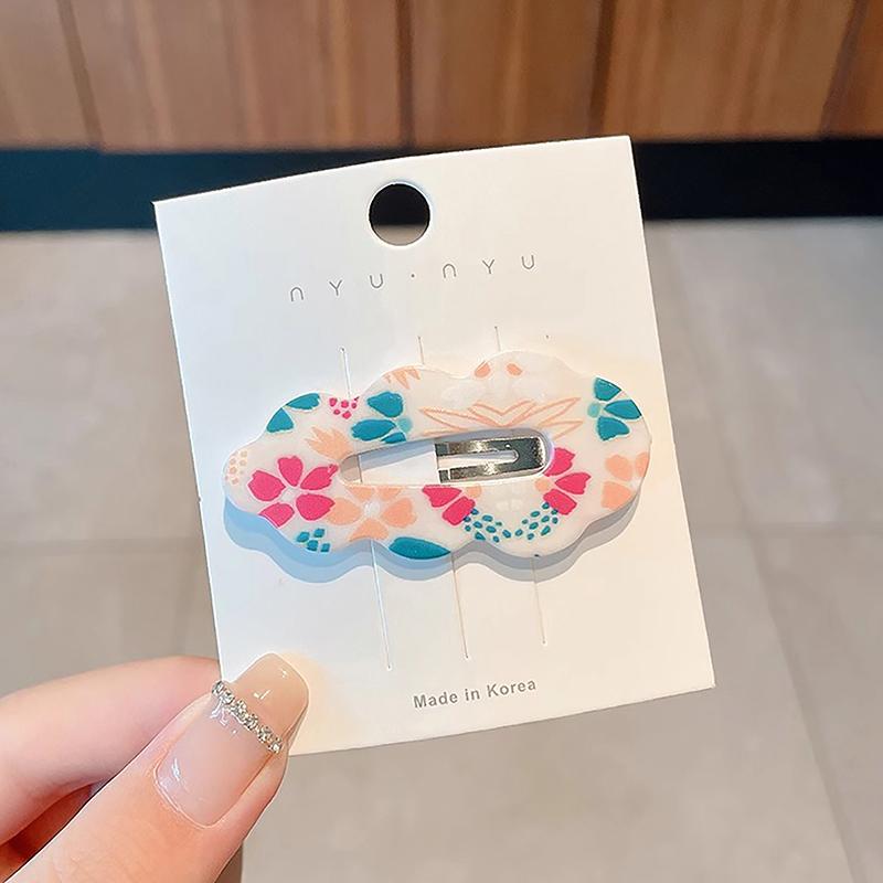 Creative Cartoon Cute Sweet Colorful Hairpin For Women Girls  Kawaii Bangs Hair Clip Side Clip Headwear Hair Accessories