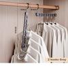 6/8 Holes Storage Rack for Clothes Hanger Aluminum Alloy Rotatable Hanging Hooks Hangers Organizer Rack Space Saver Hanging Hook
