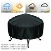 Waterproof BBQ Grill Cover Round Fire Barbecue Protector Home Patio Garden