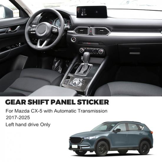 Стиль карбонового волокна подходит для 2017-2025 Mazda CX5 Накладка на панель коробки передач