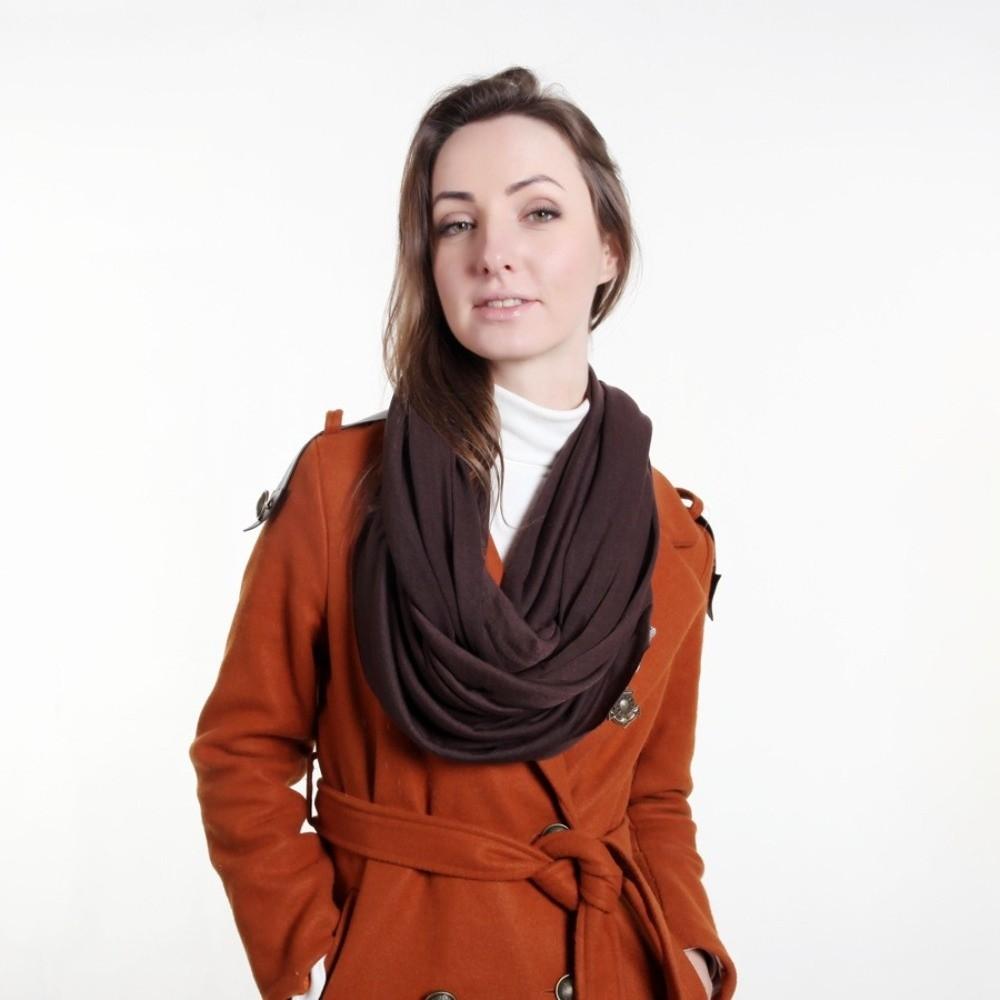 Lightweight Circle Scarf Solid Color Loop Scarf New Infinity Scarf for Women