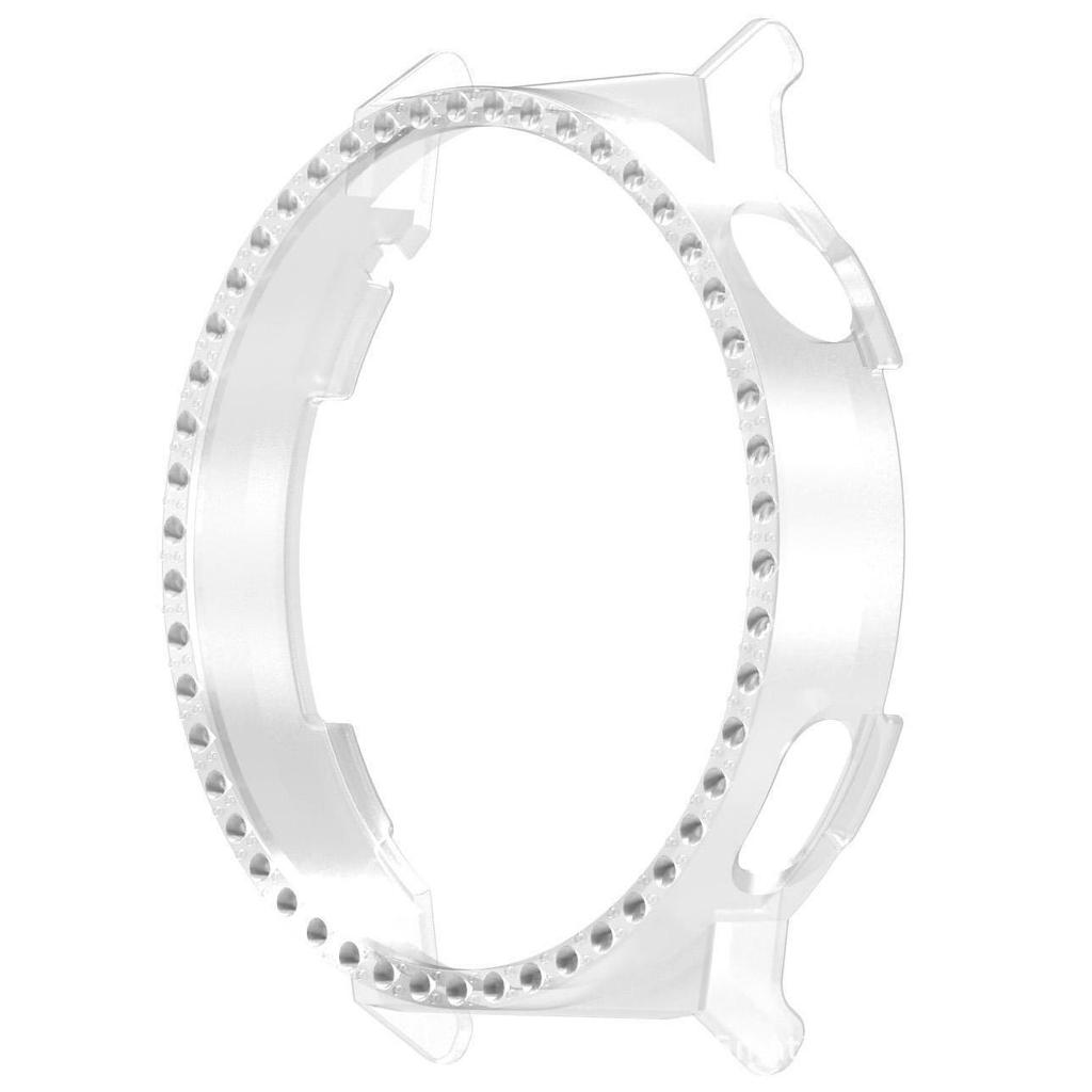 Защитный полуобхватывающий гальванизированный чехол с бриллиантами для Huawei Watch GT5 Pro 42 мм