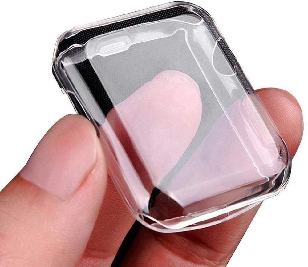 Чехол для Watch Ultra 3 2 1 49 мм из ТПУ, полноэкранный защитный чехол для iWatch Серии 9 8 7 6 5 4 SE 45 мм 41 мм 44 мм 40 мм 42 мм 38 мм