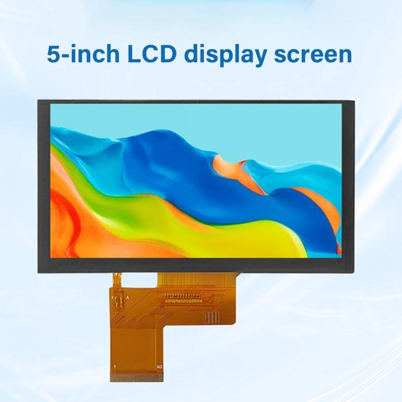 Высокая яркость 400 кд/м² 5-дюймовая TFT-панель дисплея 800x480 пикселей с контрастностью 900 1 для медицинских систем