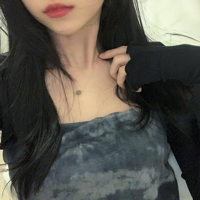 Женский болеро с длинным рукавом и отверстием для большого пальца, однотонный укороченный кардиган с открытым передом, облегающий облегающий жакет с солнцезащитным экраном