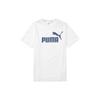 Ess+ Logo Print Sports Crew Neck T-Shirt Men Tops White 849563-02