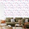 Rainbows and colorful clouds wallpaper for living room and bedroom 50x1000