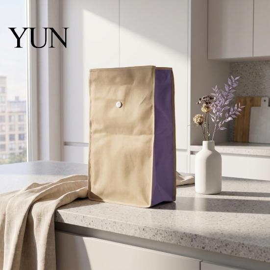 Vegetable Storage Bags Reusable Self Sealing Potato Onion Bags, Light Blocking Bag with Side Home Kitchen Supplies Zipper, Non-woven Fabric