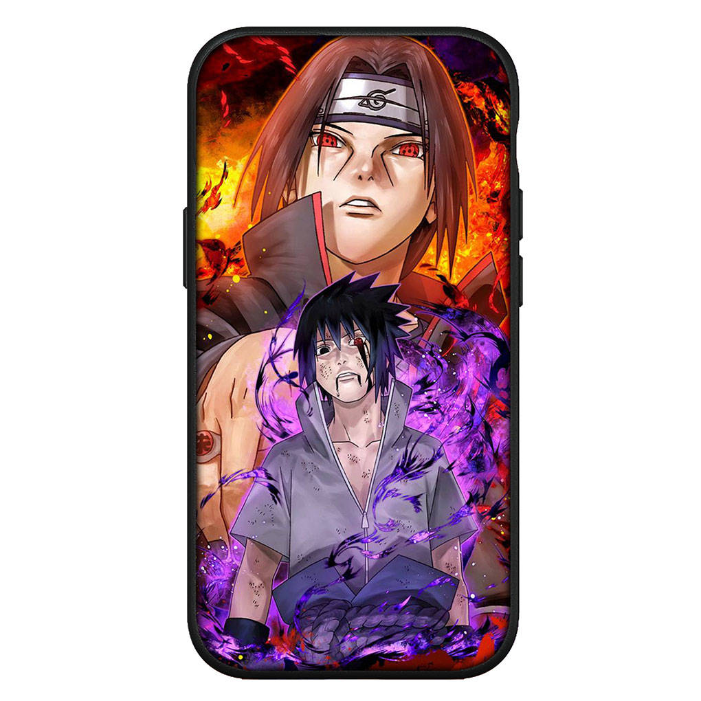 Для iPhone 15 14 Xiaomi Redmi Note 13 12 11 Pro Max X 8 7 XR Samsung Galaxy A15 S24 S23 A05 Huawei OPPO A17 Uchiha Itachi Akatsuki аниме-чехол для телефона