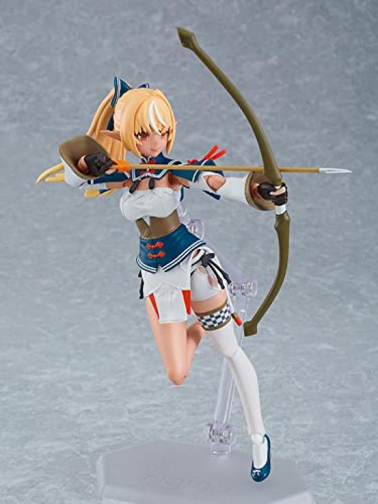 Max Factory Figma Hololive Production Shiranui Flare Пластиковая окрашенная подвижная фигурка Немасштабная