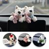 Милые плюшевые куклы-собаки, подвеска для автомобиля, зеркало заднего вида, сумочка, подвесные украшения, кукла-брелок, украшение для приборной панели салона автомобиля