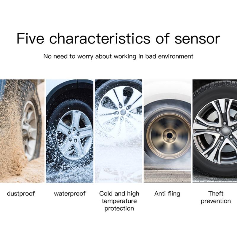 Солнечная система сигнализации контроля давления в шинах TPMS для мотоцикла с 2 датчиками