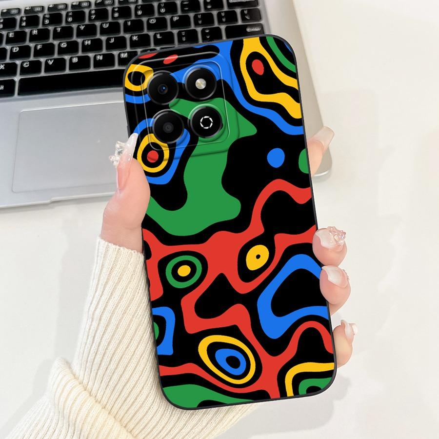 Чехол для Honor X6a WDY-LX1 Capa Милый Мультяшный Мягкий Силиконовый Чехол Для HonorX6a X 6B X6 b Оболочка Матовый Защита Объектива Телефон Fundas
