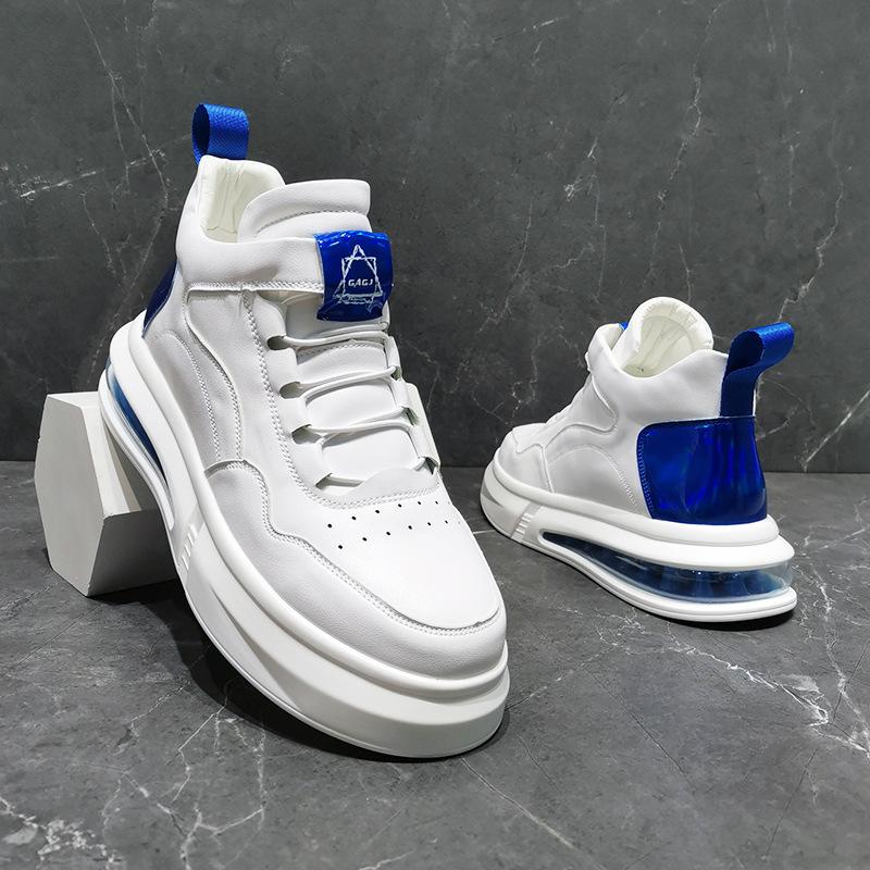 Обувь для скейтбординга мужская повседневная обувь на воздушной подушке с мягкой подошвой белого цвета с одной педалью модная обувь персонализированная мужская обувь Вэньчжоу