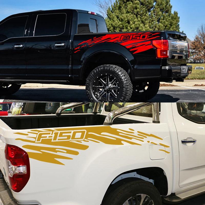 Эксклюзивные декоративные наклейки на кузов и багажник пикапа Ford Raptor F150