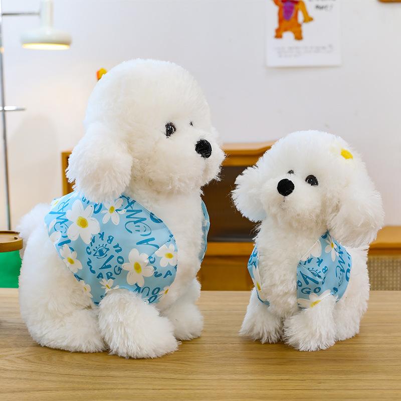 Cute Clothes Bigbear Plush Toys Children's Dolls Girls Birthday Gifts Poodle Home Ornaments