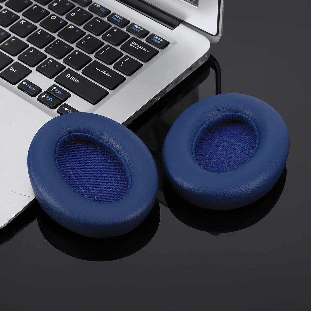 Амбушюры Сменные амбушюры Пена с эффектом памяти Амбушюры для наушников Кожаные накладки на чашки наушников Чехол для Anker Soundcore Life 2 Q20 Q20+ Q20I Q20BT