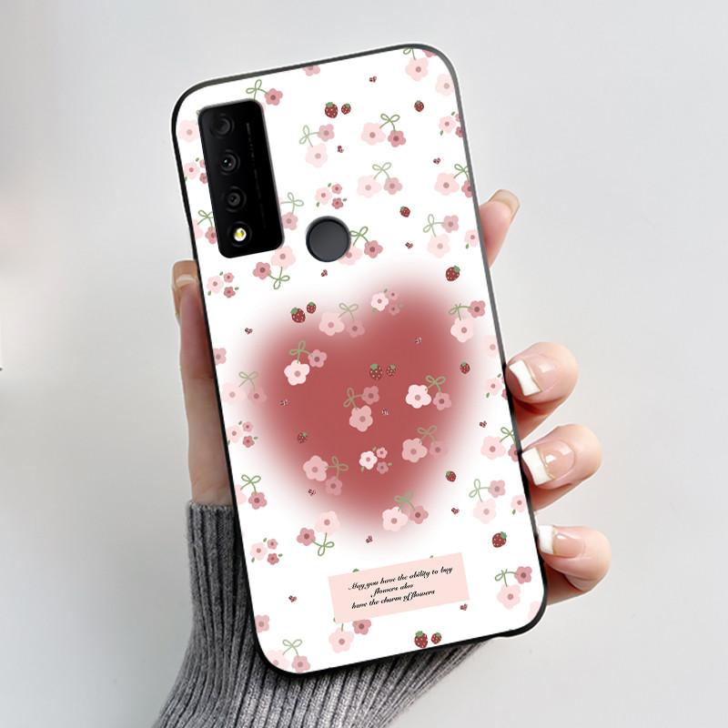 Чехол для TCL 30V 5G T781S Fundas TCL 30 XL T701DL Capa Мягкий силиконовый черный корпус TCL 30 XE 5G Чехол Милый узор Печать Корпус