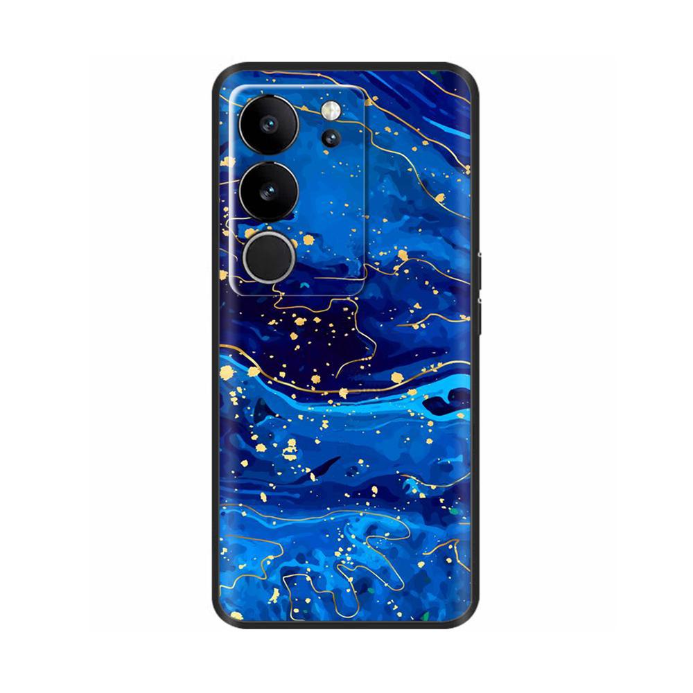 Чехол для Vivo V29 6.78'' Силиконовый ударопрочный корпус Мягкая ТПУ крышка для телефона Для Vivo V29 5G Fundas v 29 Чехлы Черный Бампер Capa Милый