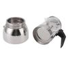 Кофеварка с двойным клапаном из нержавеющей стали, устойчивая к высоким температурам, многофункциональная, портативная для