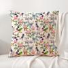 Modern minimalist floral Art Cushion Cover Natural Linen Organic Fabric DoubleSided Printing Sofa Home Decor Gift Pillow Cover