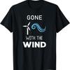 Унесенные ветром Смешная футболка с турбиной